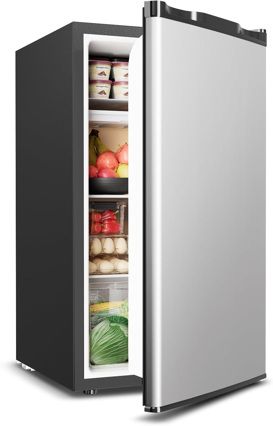 Feelfunn Mini Fridge with Freezer