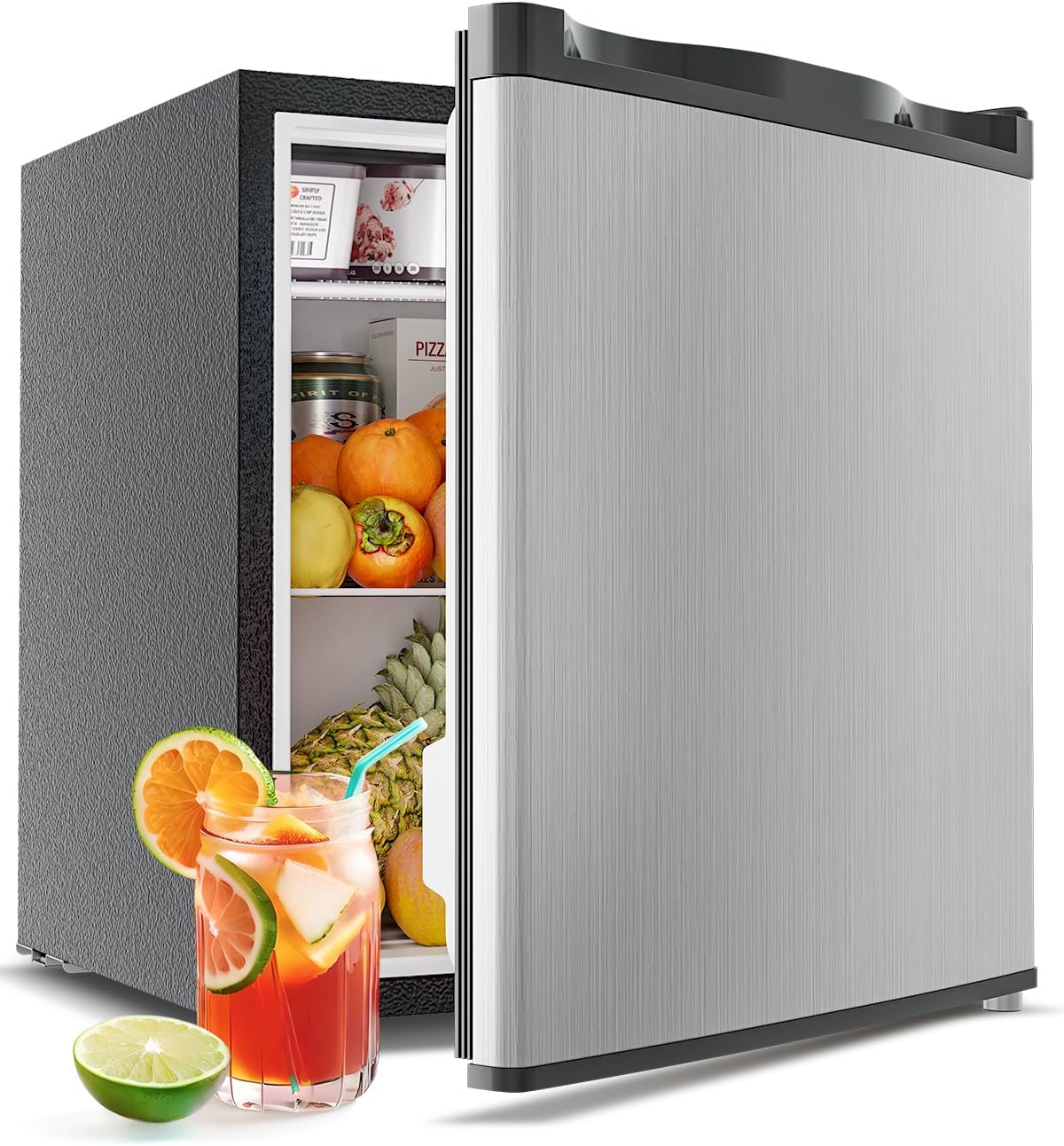 Feelfunn Mini Fridge with Freezer