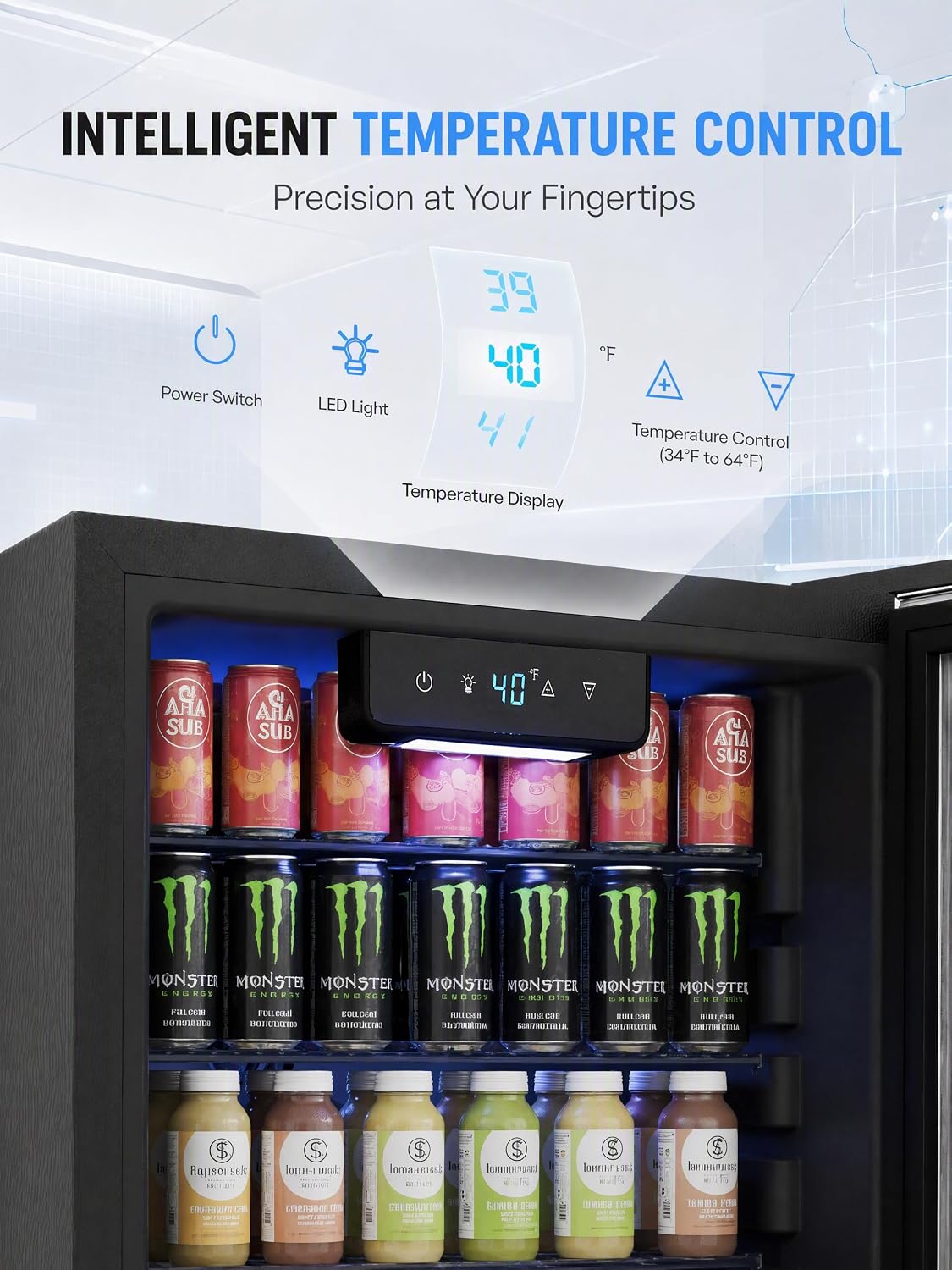 Icyglee Beverage Refrigerator and Cooler